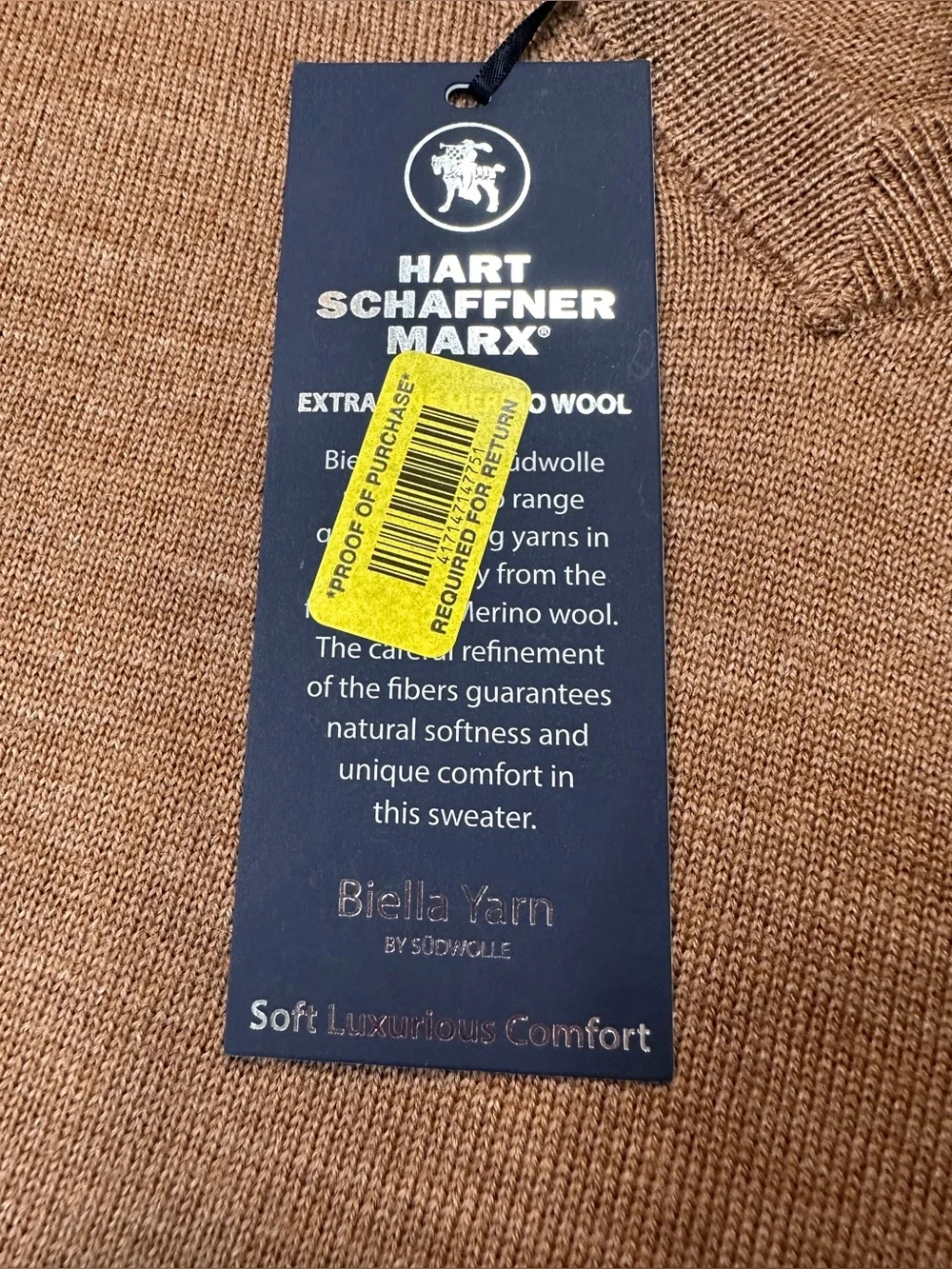 Hart Schaffner Marx new tag